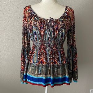 Boston Proper Bell Sleeve atop